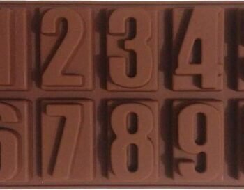 Numeric Chocolate Mould Silicone Ice Cube Tray Kitchenware